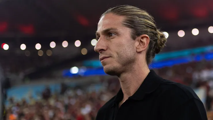 Filipe Luís, técnico do Flamengo. (Foto: Ruano Carneiro/Imago/Carneiro Images)