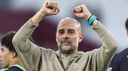 Pep Guardiola, treinador do Manchester City quer jogador e mandou olheiros na Champions League. Photo by Mark Cosgrove/News Images