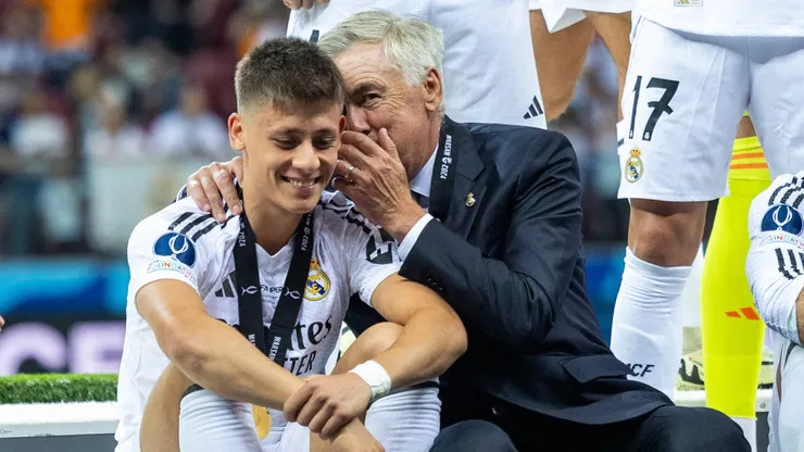 Arda Güler e Carlo Ancelotti conversando