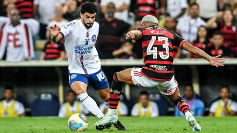 ogo entre Flamengo x Bahia pela Copa do Brasil, quartas de final no Estádio do Maracanã. Crédito: Celso Pupo / Alamy Stock Photo