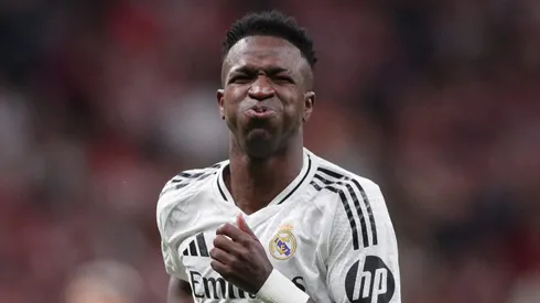 Atitude de Vinícius Júnior pode fazê-lo deixar o Real Madrid na próxima temporada. (Photo by Gonzalo Arroyo Moreno/Getty Images)