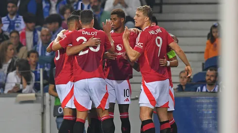 Manchester United comemora gol