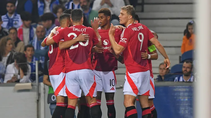 Manchester United comemora gol