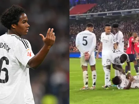 Endrick leva esporro de Rudiger na Champions League: "Que situação"