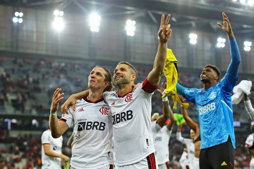 Filipe e Diego atuaram juntos no Fla (Photo by Heuler Andrey/Getty Images)