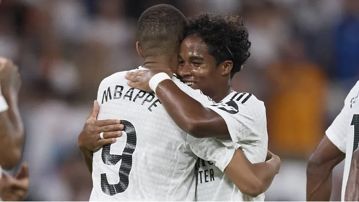 Kyliam Mbappe e Endrick no Real Madrid.