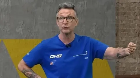 Neto no programa Donos da Bola. Foto: Reprodução / Band