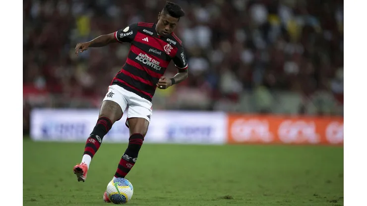 Bruno Henrique em campo durante a partida entre Flamengo e Athletico Paranaense pelo Brasileirão, no dia 29 de setembro de 2024. (Associated Press / Alamy Stock Photo)