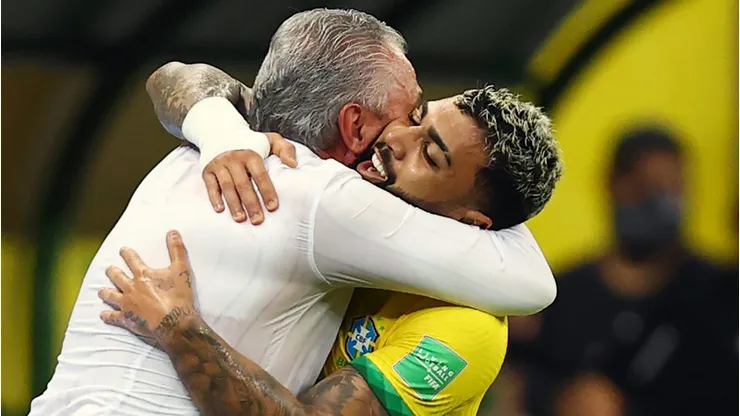 Tite vê acordo com bons olhos e pode comandar Gabigol em rival do Flamengo (Photo by Buda Mendes/Getty Images)