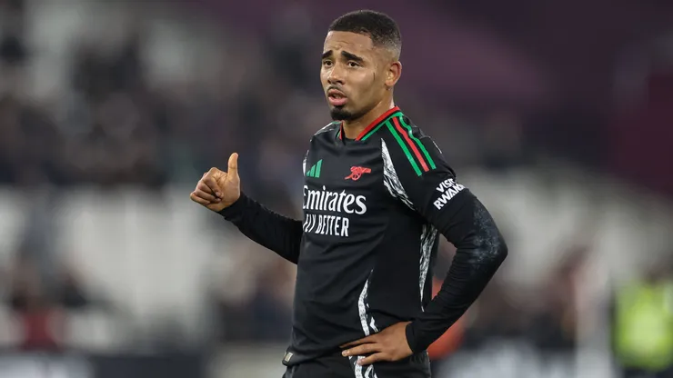 Gabriel Jesus em partida pelo Arsenal