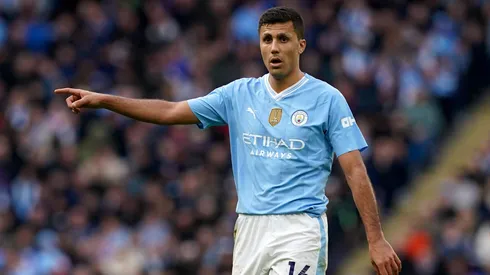 Rodri em partida pelo Manchester City
