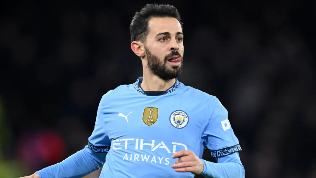 Bernardo Silva em partida pelo Manchester City (Foto: IMAGO / ANP)