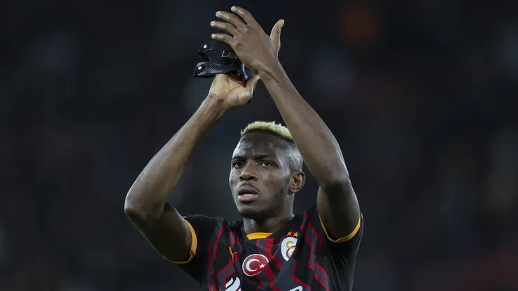 Victor Osimhen em partida pelo Galatasaray