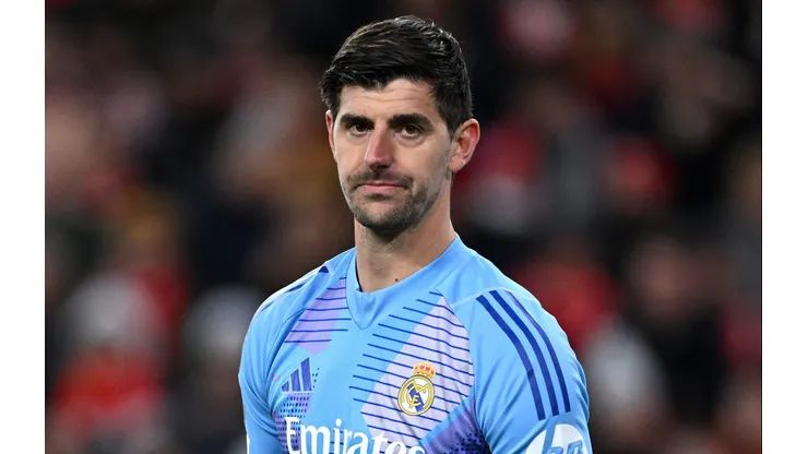 Courtois, goleiro do Real Madrid. (Photo by Justin Setterfield/Getty Images)