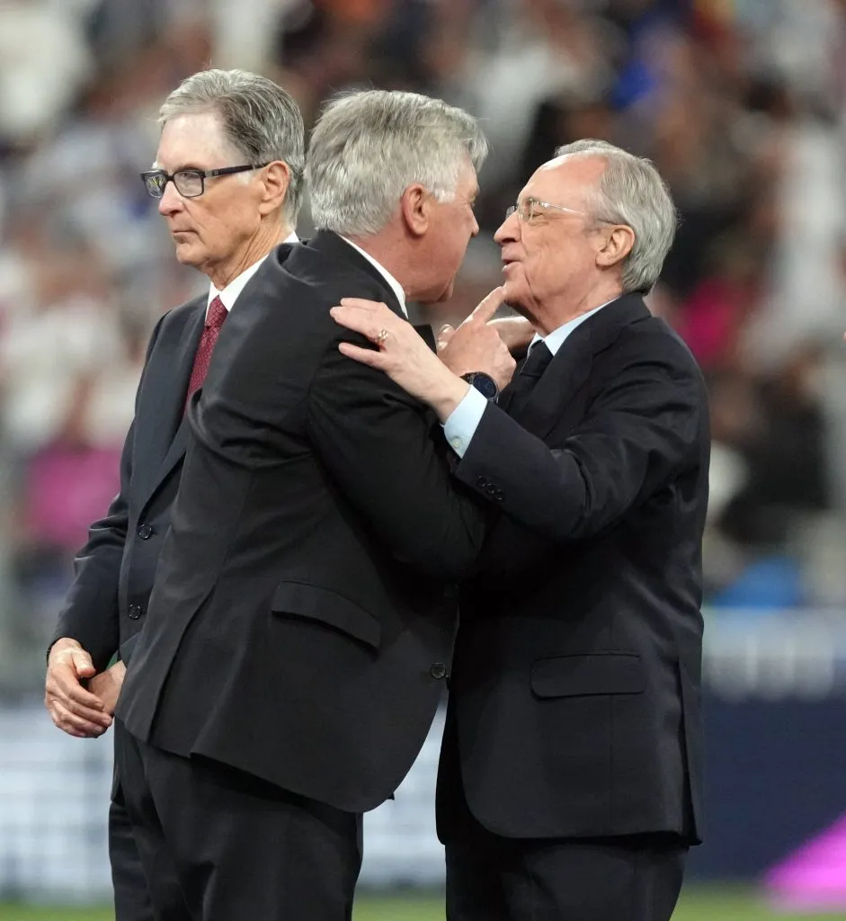 Florentino e Ancelotti no Real Madrid. foto: IMAGO / PA Imagess