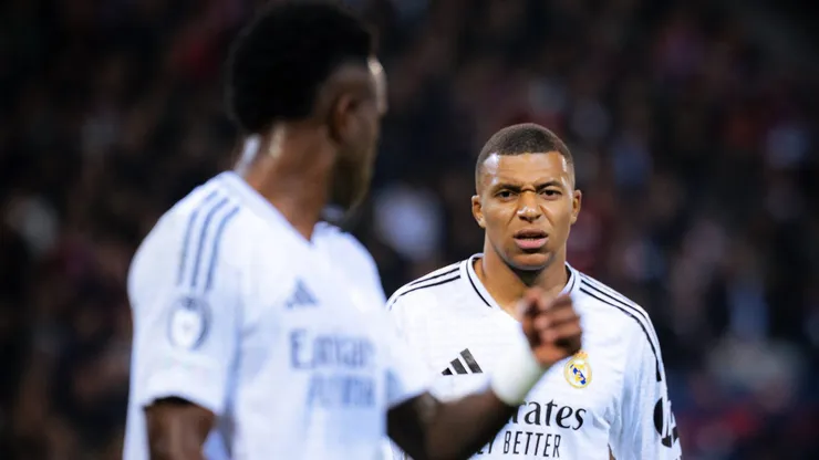 Mbappé e Vini Jr em ação pela La Liga