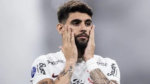 Yuri Alberto, atacante do Corinthians. O presidente comentou sobre o futuro do jogador. Foto: Abner Dourado/AGIF