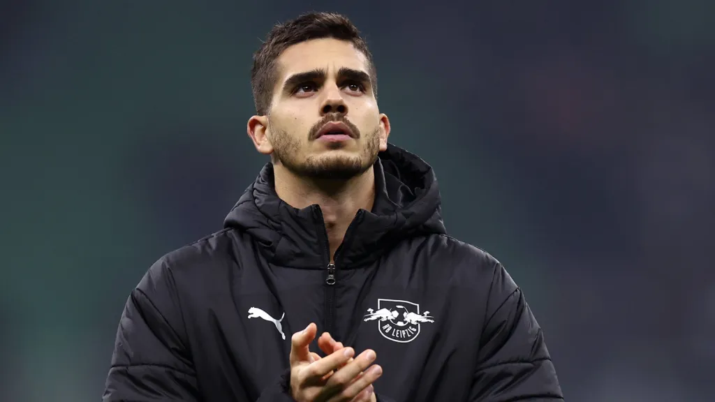 André Silva em partida pelo RB Leipzig (Foto: IMAGO / Marco Canoniero)