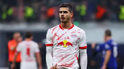 André Silva em partida pelo RB Leipzig