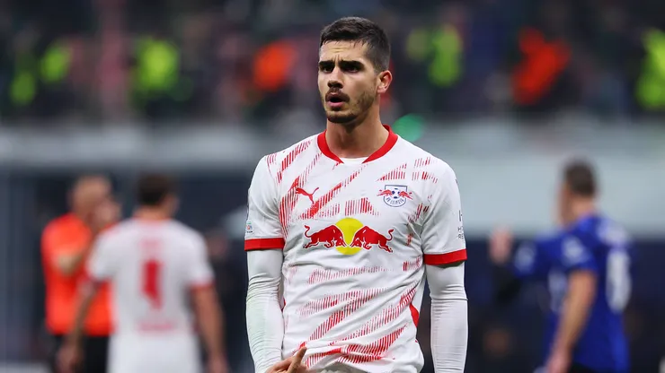 André Silva em partida pelo RB Leipzig