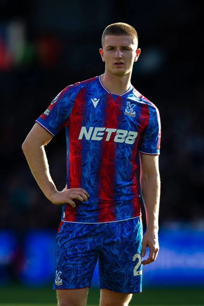 Adam Wharton, de apenas 20 anos, do Crystal Palace, é alvo do Arsenal, que já quer fechar em janeiro. Foto: IMAGO /&nbsp;Pro Sports Images