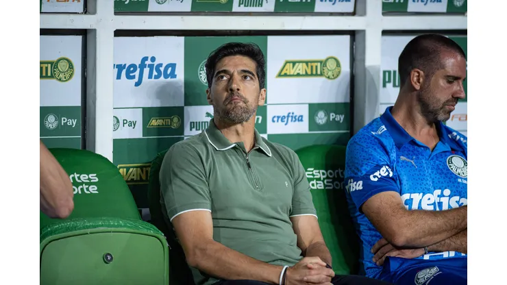 Match between palm trees and botafogo for the 2024 brazilian football championship Sao paulo sp, 11/26/2024 - brazilian/palmeiras vs botafogo - coach abel ferreira in a match between palmeiras and botafogo, valid for the 36th round of the 2024 brazilian football championship, on the night of this tuesday, november 26, 2024, at allianz parque, in sao paulo-sp. Foto: Ronaldo Barreto/Thenews2/imago images SPO PUBLICATIONxNOTxINxUSA Copyright: xRONALDOxBARRETOx