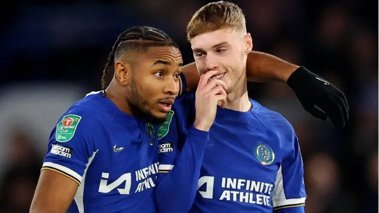 Nkunku e Palmer pelo Chelsea. Foto: IMAGO / Action Plus