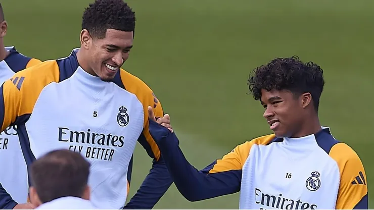 Bellingham e Endrick pelo Real Madrid. FOTO: IMAGO/ZUMA Press Wire