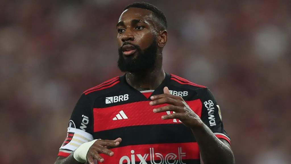 Gerson em campo pelo Flamengo (Photo by Wagner Meier/Getty Images)