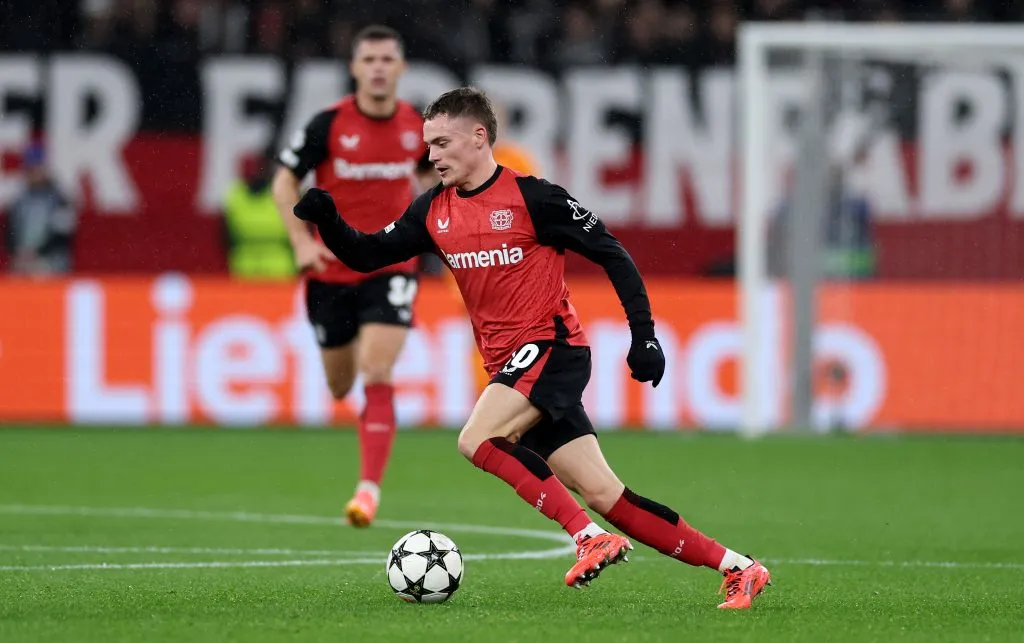 Wirtz em ação pelo Leverkusen. (Photo by Lars Baron/Getty Images)