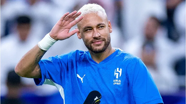 Neymar em ação pelo Al Hilal - (Photo by Abdullah Ahmed/Getty Images)