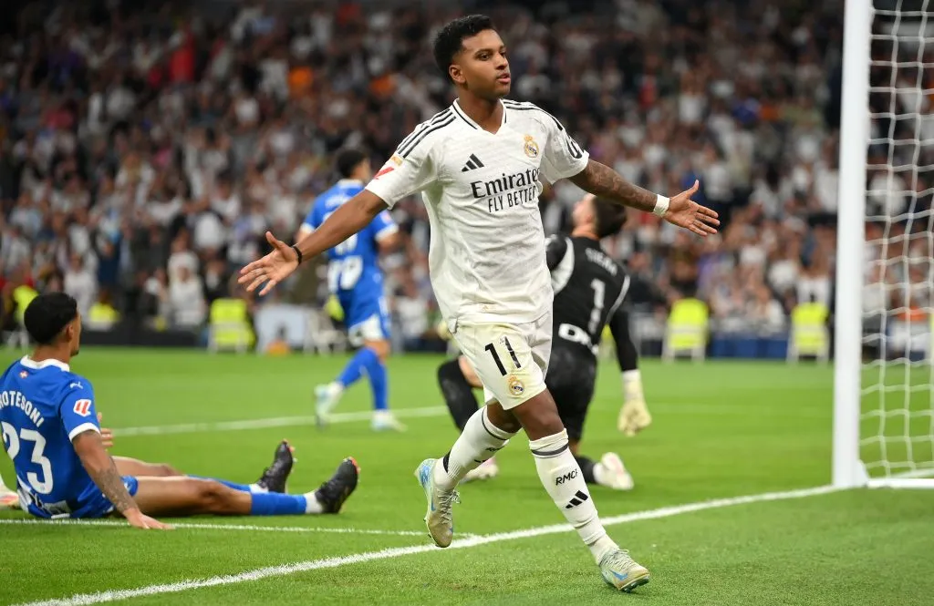 Rodrygo pode deixar o Real Madrid (Photo by Denis Doyle/Getty Images)