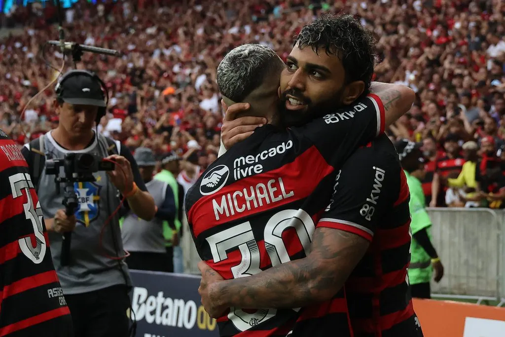 Michael e Gabigol pelo Flamengo