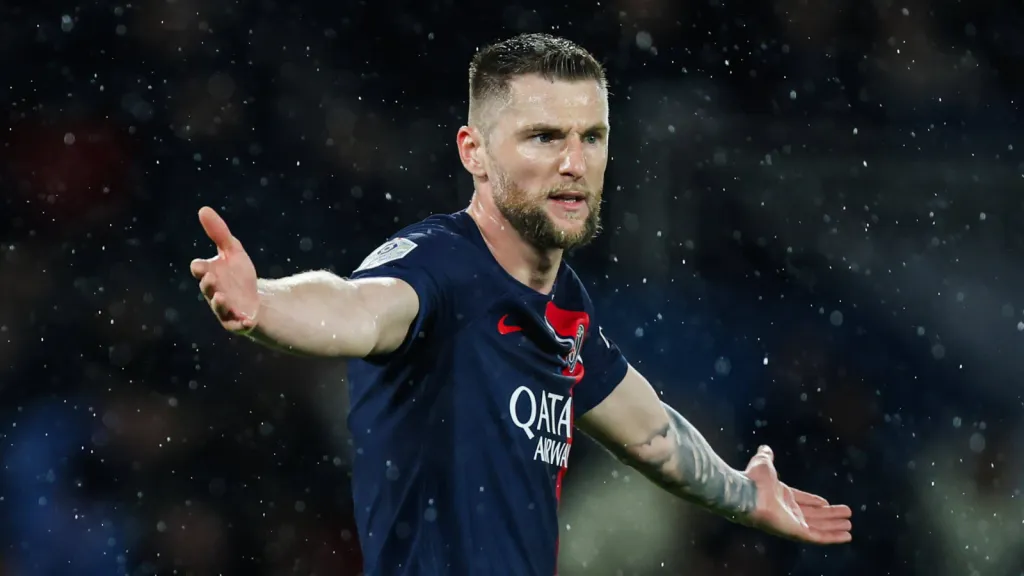 Milan Skriniar durante partida pelo PSG (FOTO: IMAGO / NurPhoto)