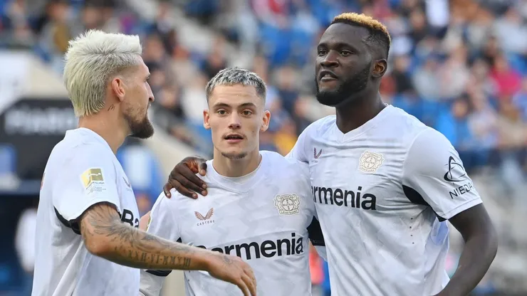Boniface é alvo do Manchester United. foto: IMAGO / Sven Simon