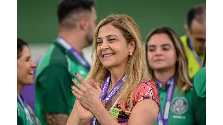 Palmeiras X Corinthians CAMPINAS, SP - 20.11.2024: PALMEIRAS X CORINTHIANS - Leila Pereira during Palmeiras X Corinthians, valid for the final of the 2024 Women& 39s Paulista Championship, held at the Brinco de Ouro da Princesa Stadium in Campinas, SP, this Wednesday 20. Photo: Pedro Teixeira/Fotoarena x2653635x PUBLICATIONxNOTxINxBRA PedroxTeixeira