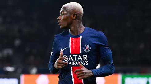 Nuno Mendes em partida pelo PSG