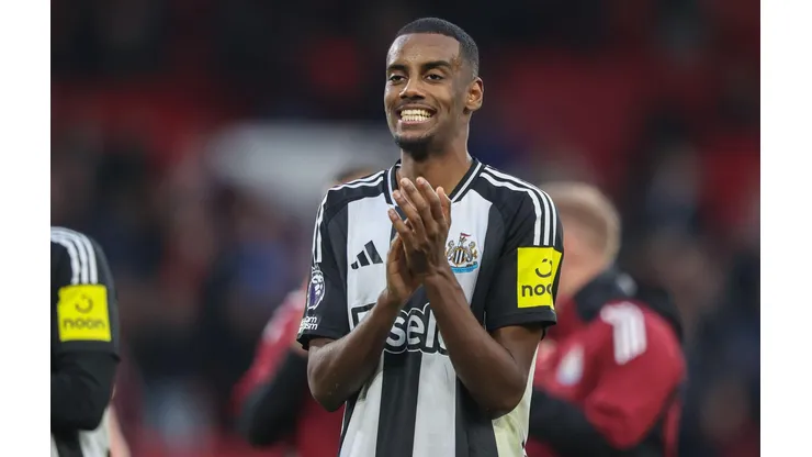 Alexander Isak durante a partida entre Nottingham Forest e Newcastle, no dia 10 de novembro de 2024. (News Images LTD / Alamy Stock Photo)