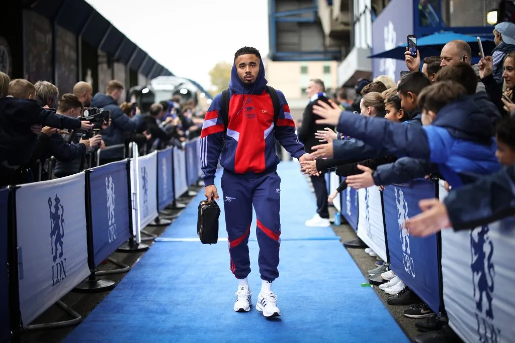 Gabriel Jesus não marca desde janeiro. (Photo by Ryan Pierse/Getty Images)