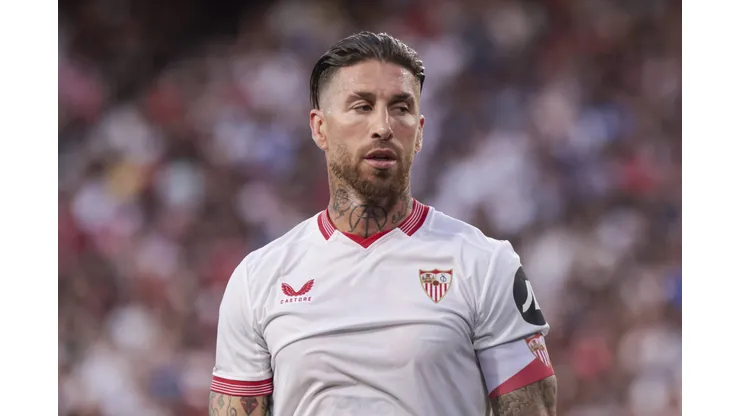 Sevilla FC v FC Barcelona, Barca - LaLiga EA Sports Sergio Ramos of Sevilla FC is playing during the La Liga EA Sports match between Sevilla FC and FC Barcelona at Ramon Sanchez Pizjuan in Seville, Spain, on May 26, 2024. Seville Spain PUBLICATIONxNOTxINxFRA Copyright: xDAXxImagesx originalFilename:daximages-sevillaf240526_nphET.jpg