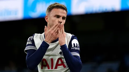 Maddison em partida contra o Manchester City