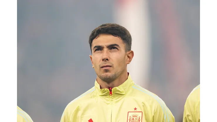 Denmark v Spain, UEFA Nations League, Copenhagen, Denmark Copenhagen, Denmark. 15th, November 2024. Martin Zubimendi of Spain lines up for the UEFA Nations League match between Denmark and Spain at Parken in Copenhagen. Denmark, Copenhagen PUBLICATIONxNOTxINxDENxNORxFINxBEL Copyright: xGonzalesxPhoto/FrederikkexJensenx