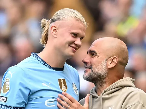 Haaland coloca Guardiola como melhor técnico de todos os tempos