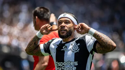 RECORD DATE NOT STATED Match between corinthians x cruzeiro Sao paulo sp, 11/20/2024 - football/corinthians x cruzeiro - memphis depay, during the match between corinthians x cruzeiro, valid for the 30th round of the brazilian championship series a, held at neo Quimica Arena, this thursday 17. Sao Paulo Brasil Copyright: xJulianaxRicardox