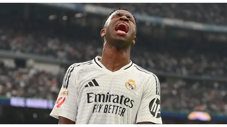 Vini Jr lamenta lance no Real Madrid.
