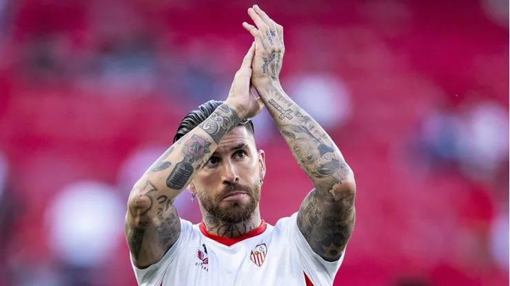 Sergio Ramos em ação pelo Sevilla.