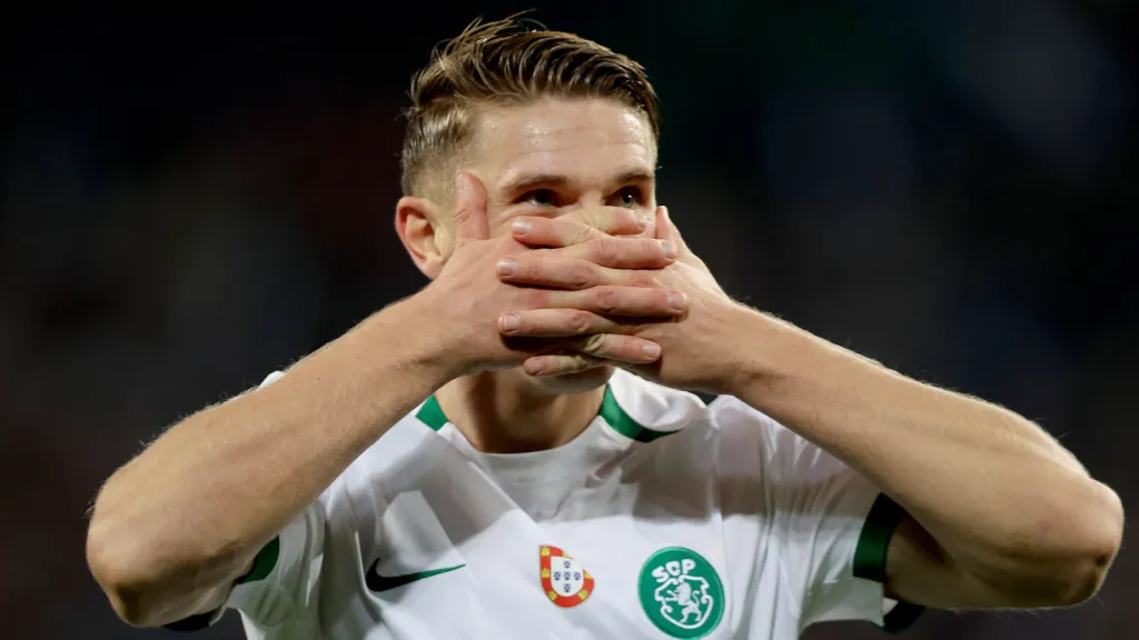 Gyökeres em partida pelo Sporting (Foto: IMAGO / GEPA pictures)