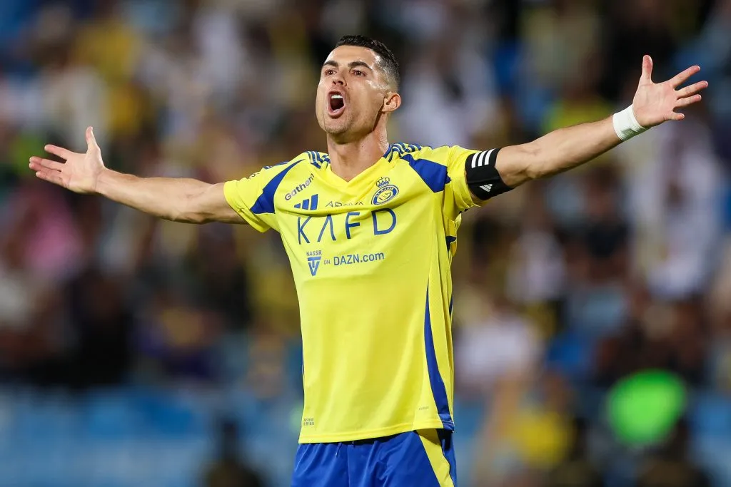 Cristiano Ronaldo pelo Al-Nassr.  (Photo by Yasser Bakhsh/Getty Images)