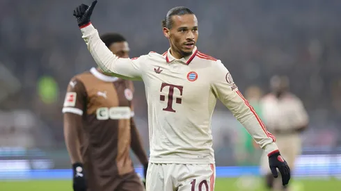 Leroy Sané precisou sair antes da metade do primeiro tempo