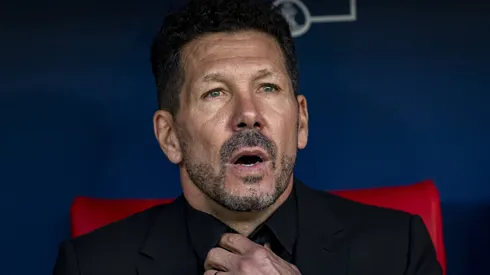 Futuro de Diego Simeone foi colocado na corda bamba no Atlético Madrid. foto: IMAGO / Alberto Gardin